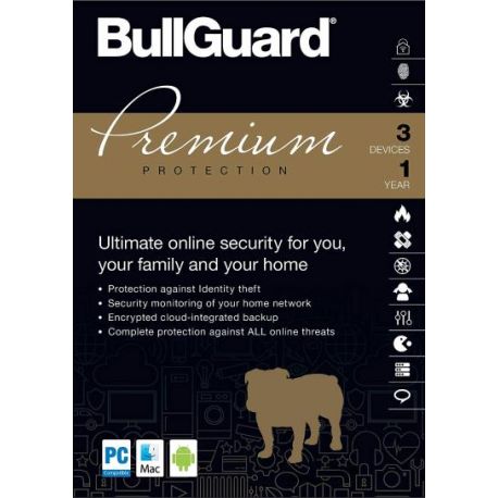 BullGuard Premium Protection 3 Devices GLOBAL Key 1 Year
