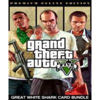Grand Theft Auto V GTA 5 Premium Online Edition & Great White Shark Cash Card - Rockstar Social Club cd key