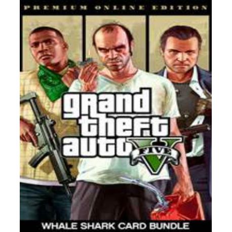 Grand Theft Auto V GTA 5 - Premium Online Edition & Whale Shark Card Bundle