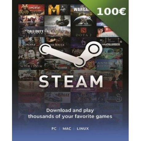 Steam Gift Card 100 €