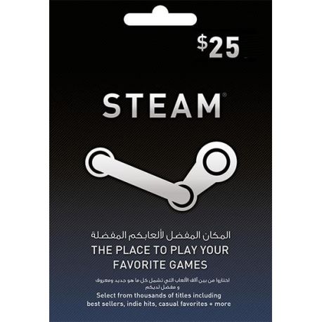Steam Gift Card 25 $