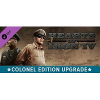 Hearts of Iron IV: Colonel Edition - Upgrade Pack (DLC) - Platforma Steam cd-key