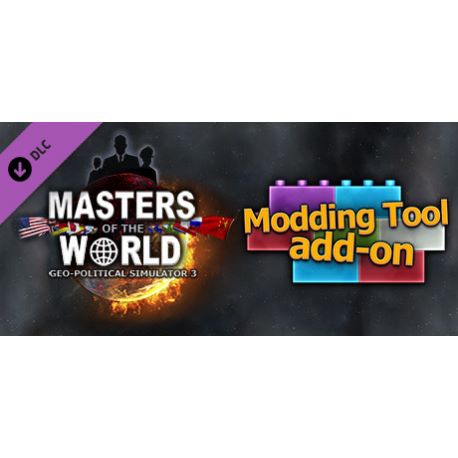 Modding Tool Addon - Masters of the World DLC - Platforma Steam cd-key