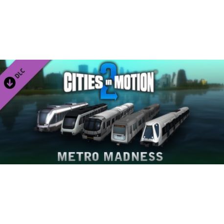 Cities in Motion 2 - Metro Madness (DLC) - Platforma Steam cd-key