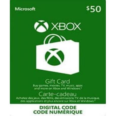 Xbox Live 50 CAD