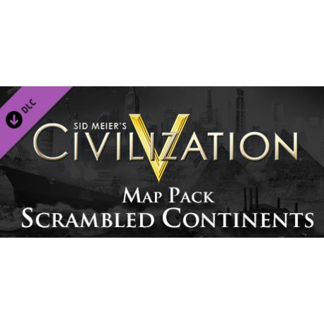 Sid Meier's Civilization V - Map Pack: Scrambled Continents (DLC) - Platforma Steam cd-key