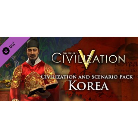 Sid Meier's Civilization V and Scenario Pack: Korea - Platforma Steam cd-key