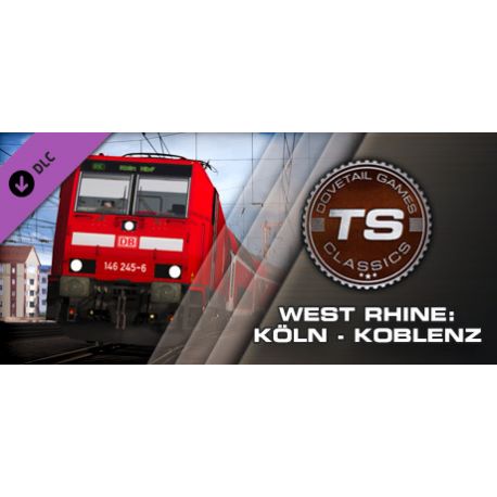 Train Simulator - West Rhine: Köln - Koblenz Route Add-On (DLC) - Platforma Steam cd-key