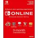 Nintendo Online 3 Month Subscription EU