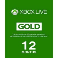 Xbox Live Gold 12 month EU