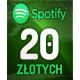 Spotify 20 PLN Gift Card