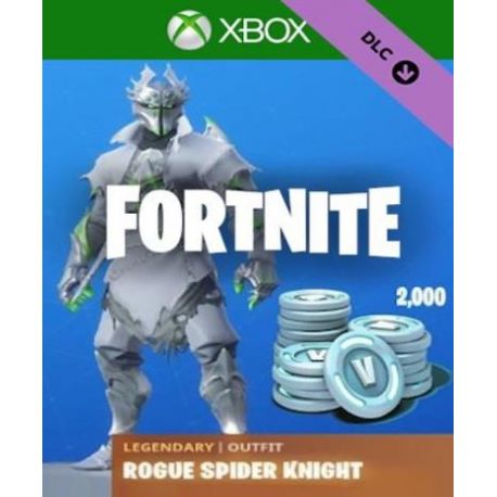 Fortnite - Legendary Rogue Spider Knight Outfit + 2000 V-Bucks EU (Xbox One)