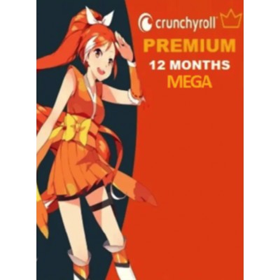 Crunchyroll Premium Mega Fan 12 Months