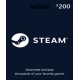 Steam Gift Card 200 USD (US)