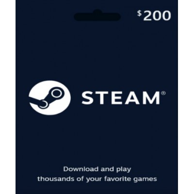 Steam Gift Card 200 USD (US)