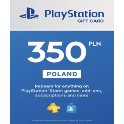 Playstation Network Card (PSN) 350 PLN (Poland)