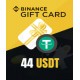Binance 44 USDT (Gift Card)